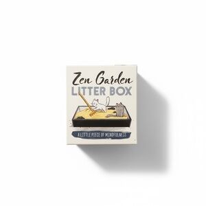 Running Press Zen Garden Litter Box Novelty Gift Set Desk Toy NIB